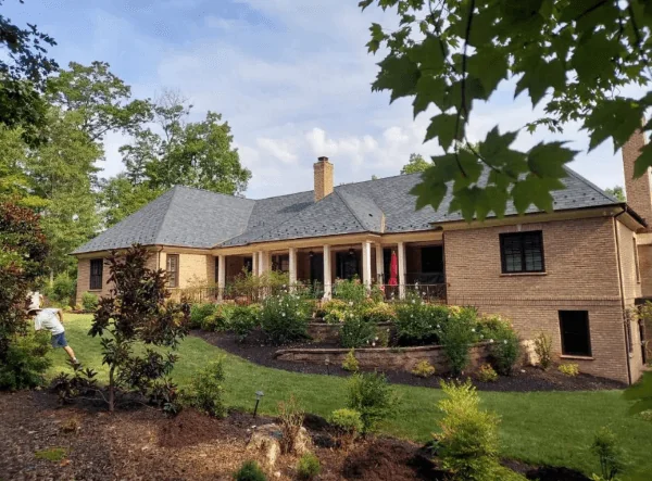 Landscape design planting bed installation — Charlottesville VA