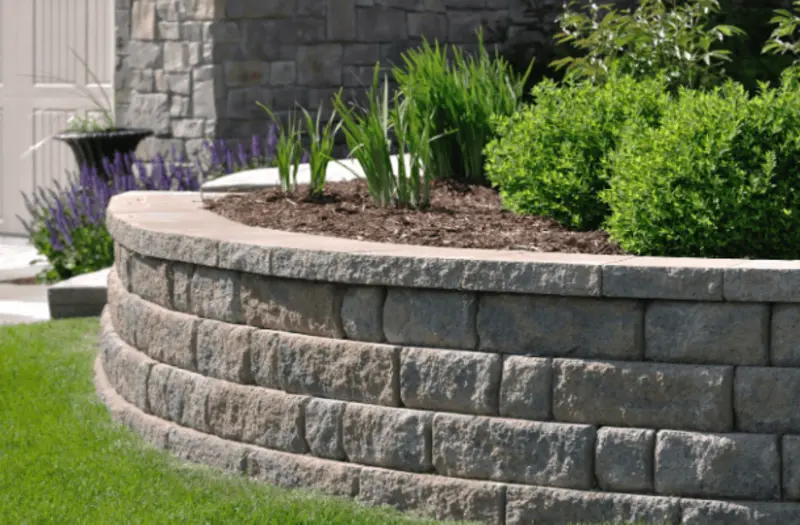Retaining wall installation — Charlottesville VA